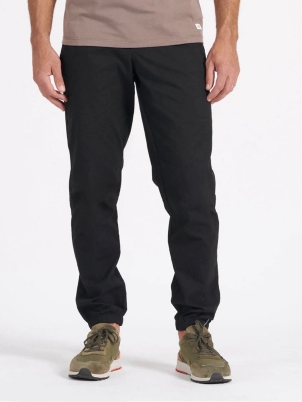 NEW Vuori Ripstop Traveler Jogger Black Pants Drawstrings Men’s Large
